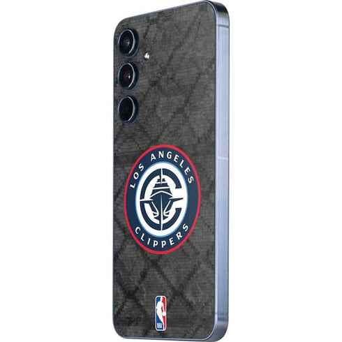 NBA Los Angeles Clippers Black Rust Galaxy A55 5G Skin